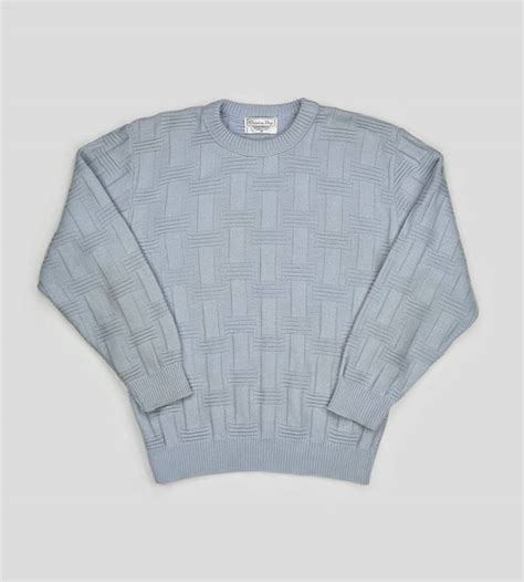 vintage dior sweater blue|Dior sweater 2020ss.